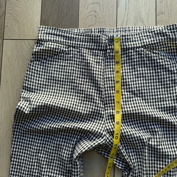 Zara Black and White Gingham Pants - Picture 7 of 8